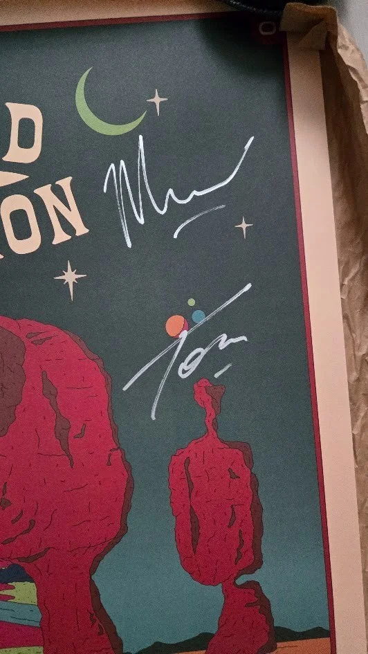 Lord Huron - Signed "I Ain't Lonely, I'm Long Lost" Tour Poster, image 3