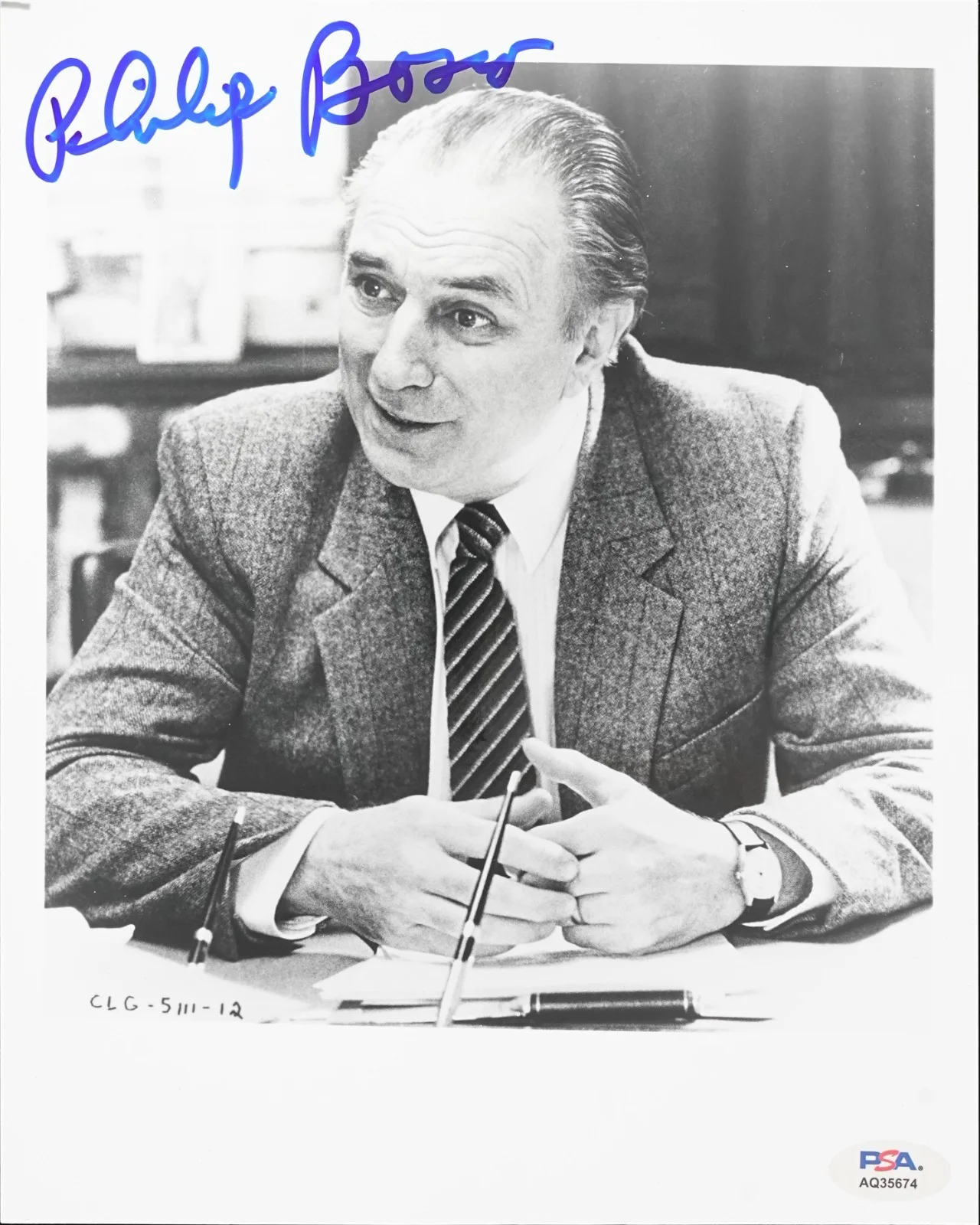 Philip Bosco — PHILIP BOSCO SIGNED AUTOGRAPHED 8X10 PHOTO LEND ME A TENOR THE SAVAGES PSA COA, image 2