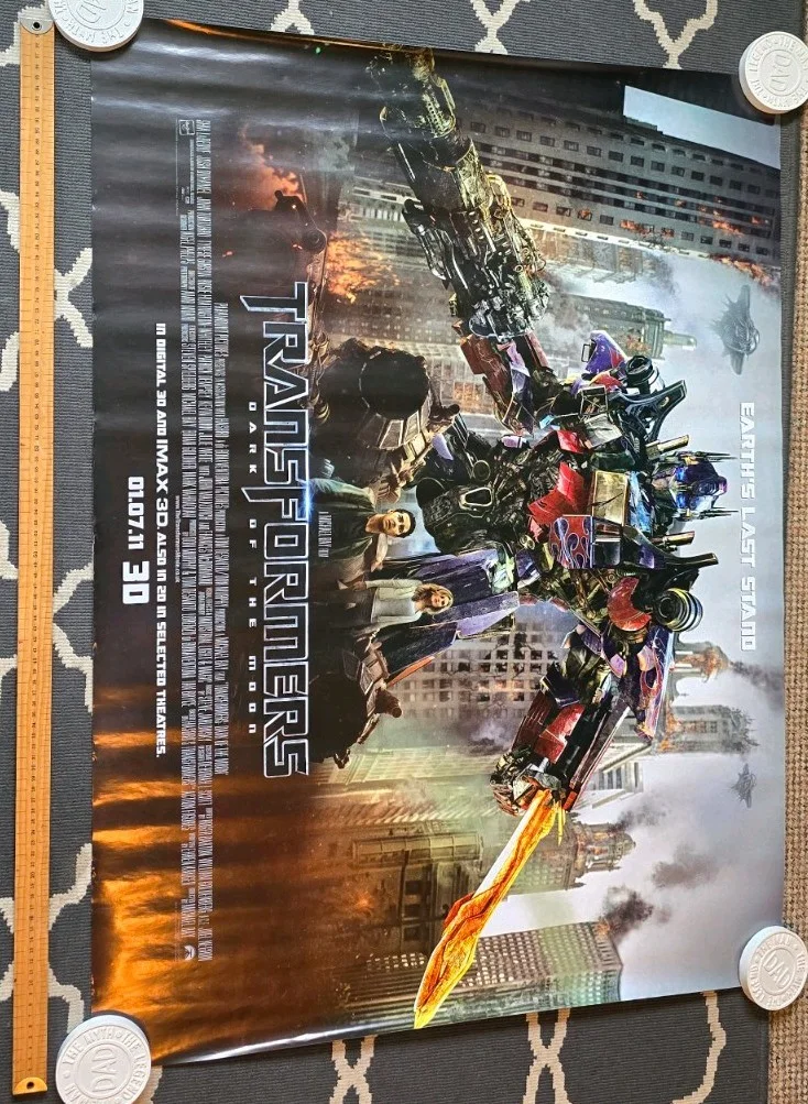 Original Transformers Dark Of The Moon UK Quad Cinema Poster, image 2