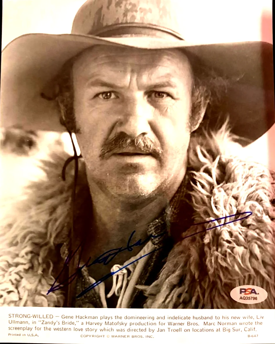Gene Hackman — GENE HACKMAN SIGNED AUTOGRAPHED 8X10 PHOTO SUPERMAN A BRIDGE TOO FAR PSA COA, image 2