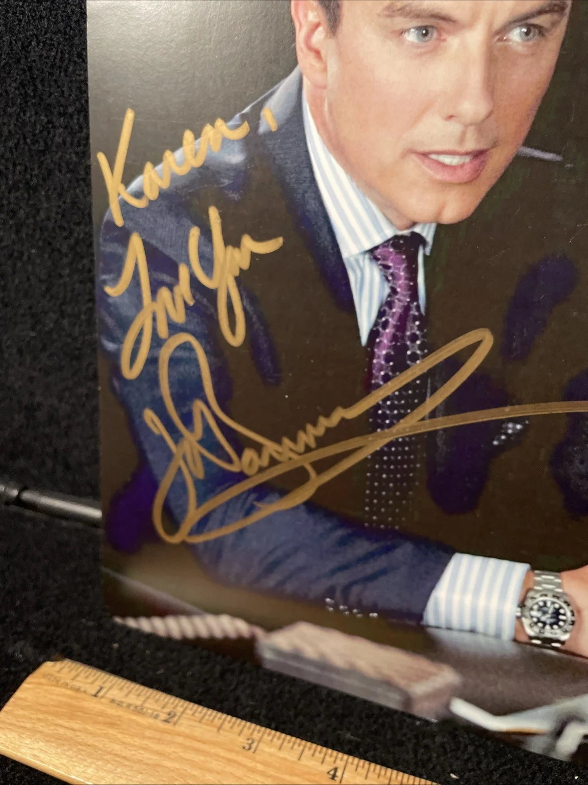 John Barrowman — SIGNED! John Barrowman Dark Archer Malcolm Merlyn Arrow 8"x10" Autographed Photo, image 5