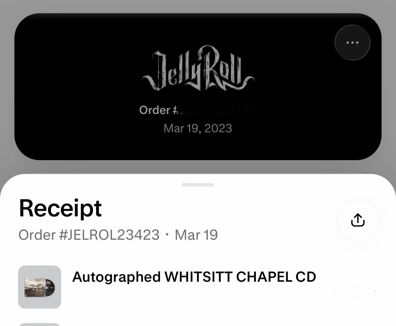 JELLY ROLL SIGNED WHITSITT CHAPEL CD Sealed..!!!!, image 2