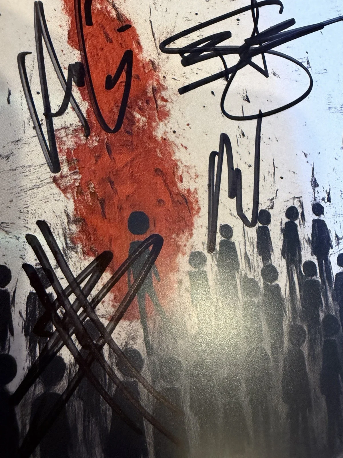 Three Days Grace-SIGNED Alienation CD-Band Signed Mint, image 4