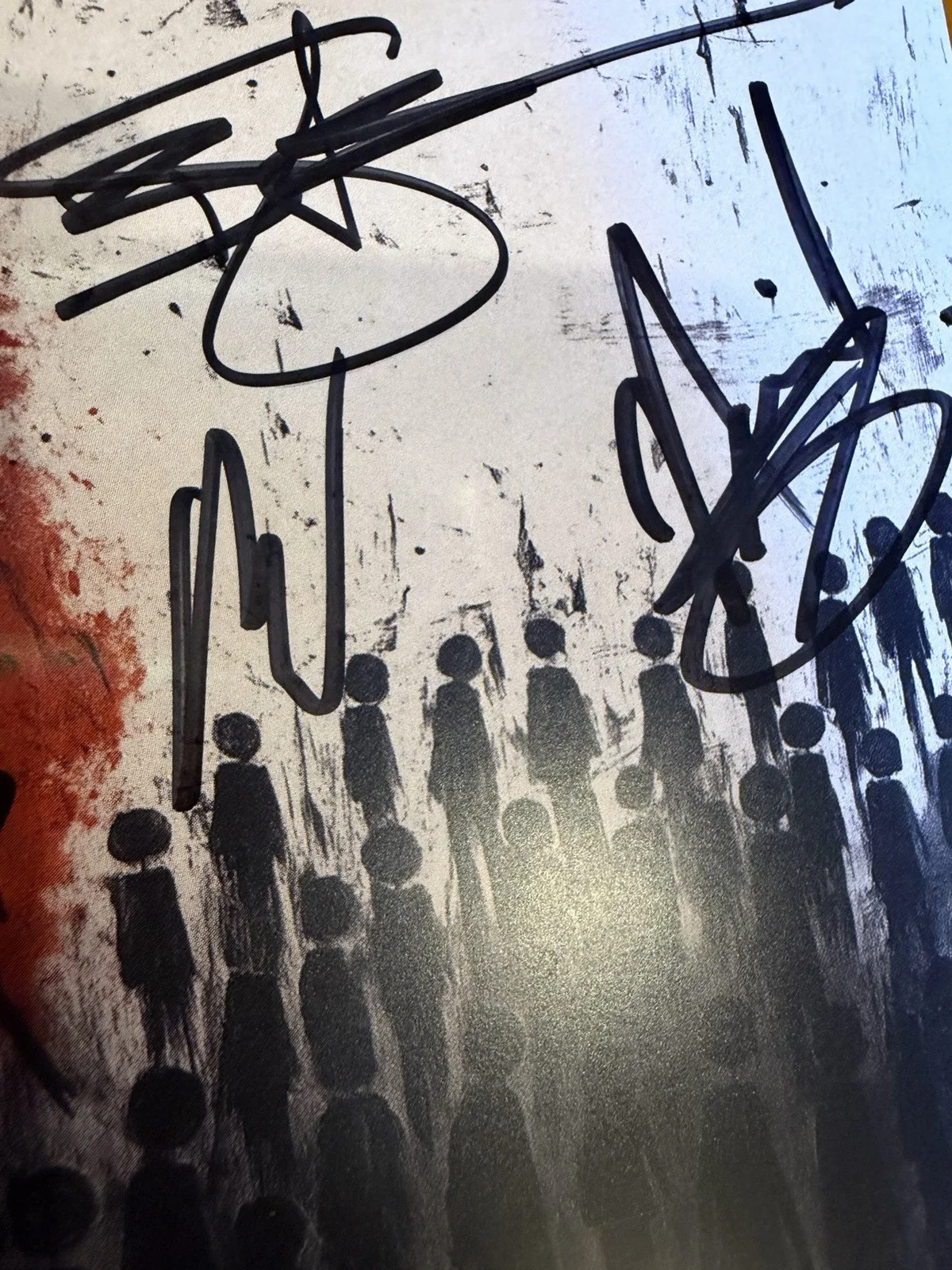 Three Days Grace-SIGNED Alienation CD-Band Signed Mint, image 5