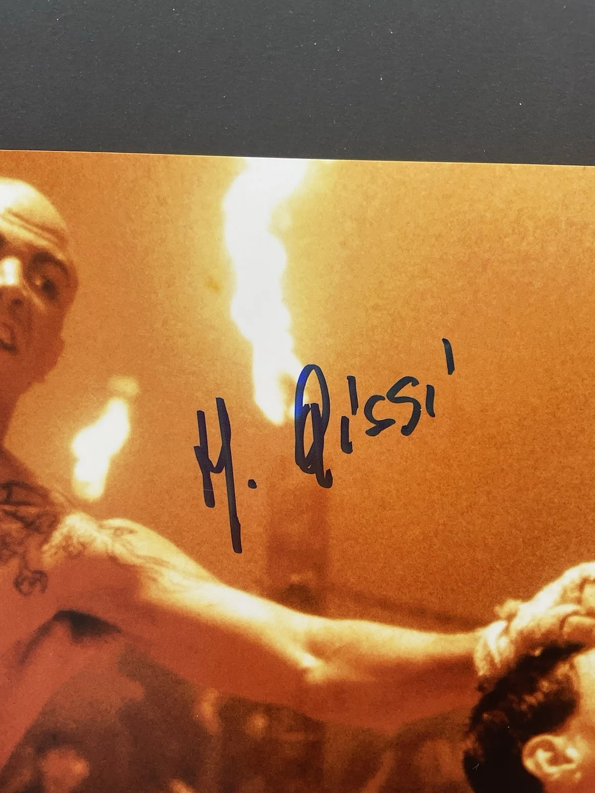 Michel Qissi — Michel Qissi signed 8x10 Kickboxer signed photo ACOA Jean Claude Van Damme 8x10, изображение 2