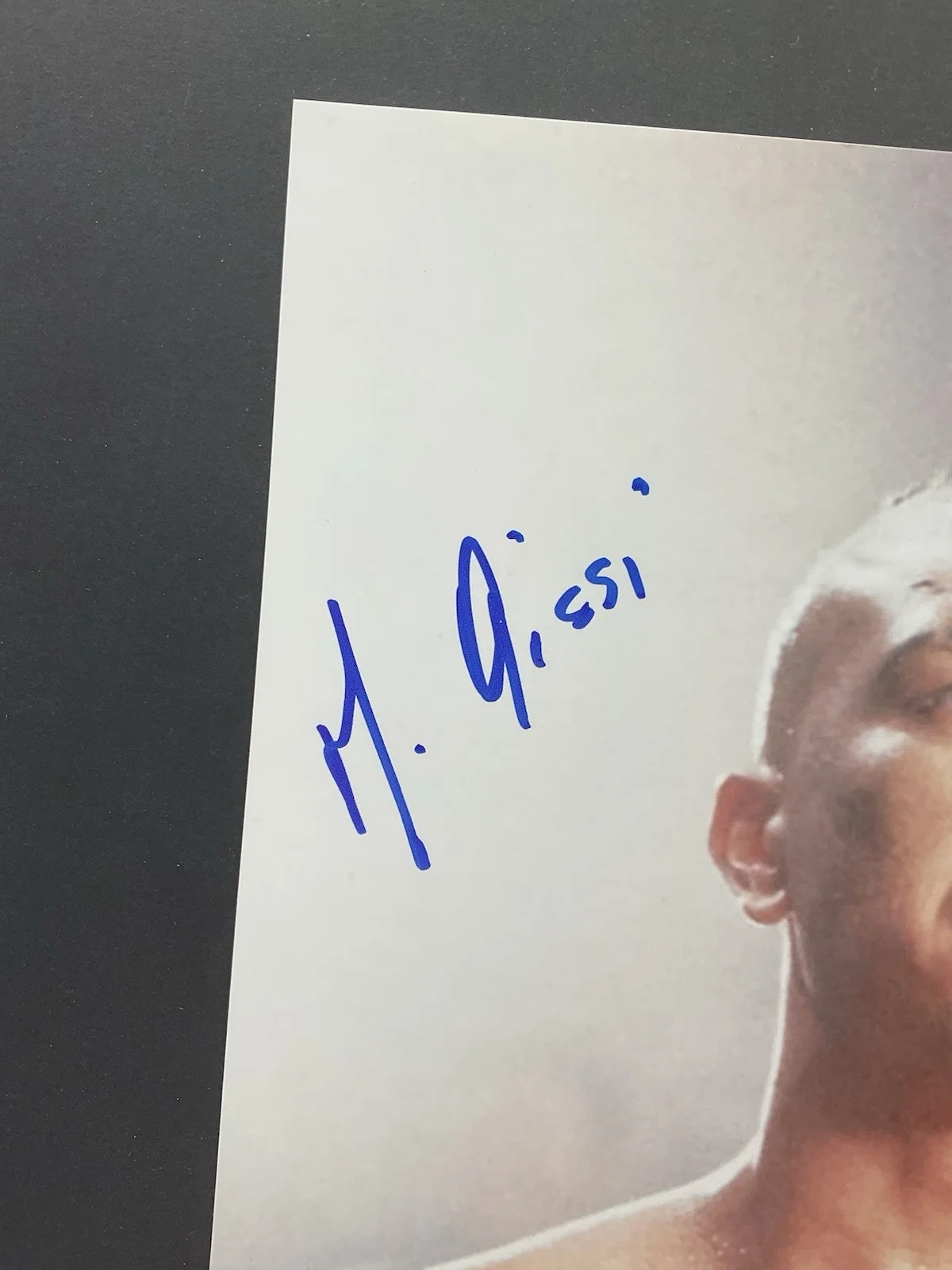 Michel Qissi — Michel Qissi signed 8x10 Kickboxer signed photo ACOA Jean Claude Van Damme Tong, изображение 2