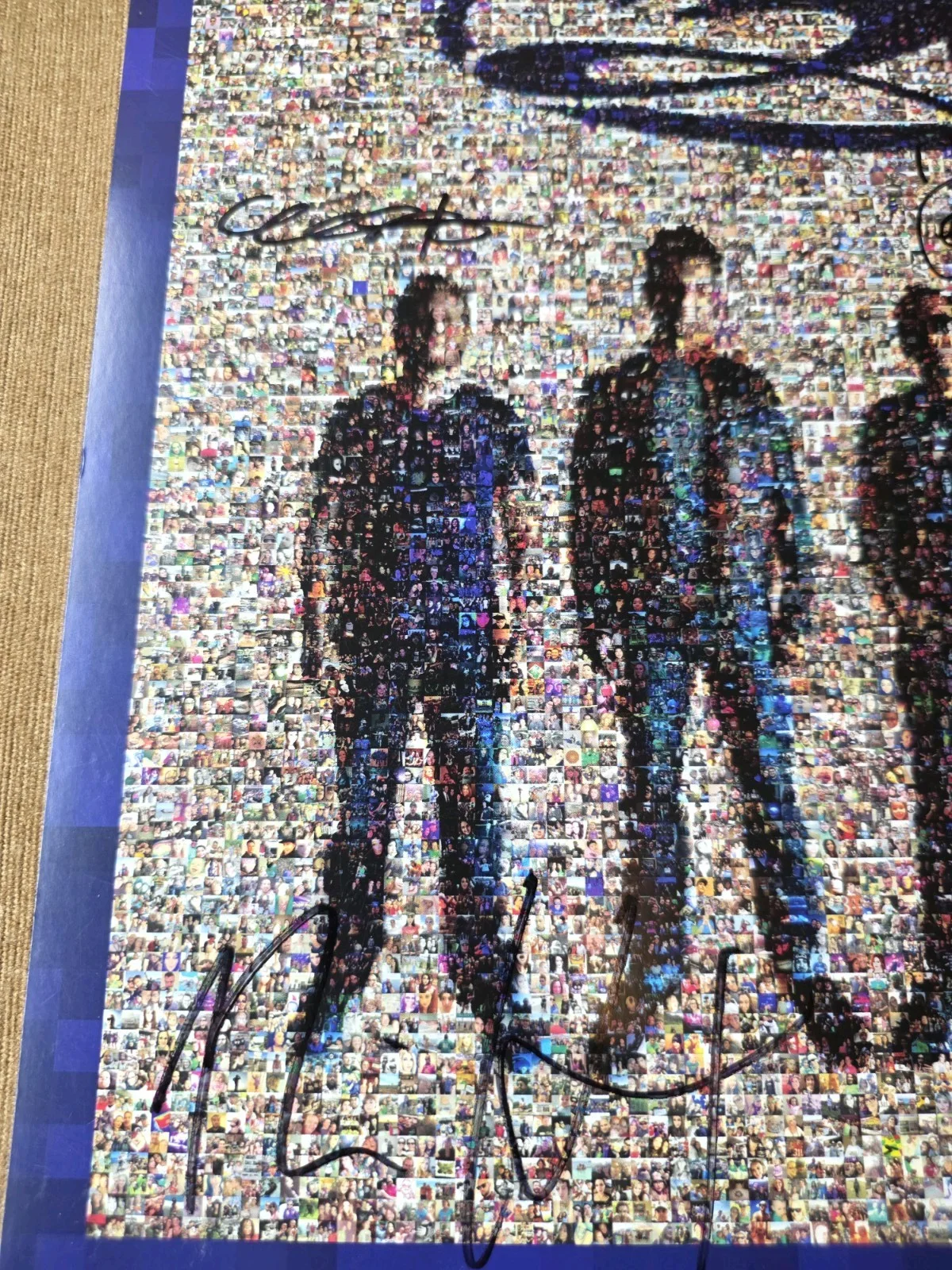 311 Signed Mosaic Cover Art Poster All 5 Autographs! 12" x 12", изображение 2