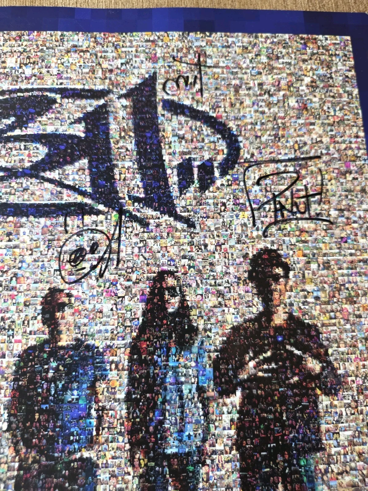 311 Signed Mosaic Cover Art Poster All 5 Autographs! 12" x 12", изображение 3
