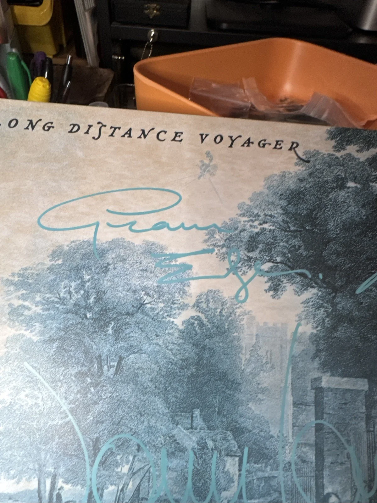 MOODY BLUES Signed LONG DISTANCE VOYAGER Album Hayward Lodge Thomas Edge Moraz, изображение 5