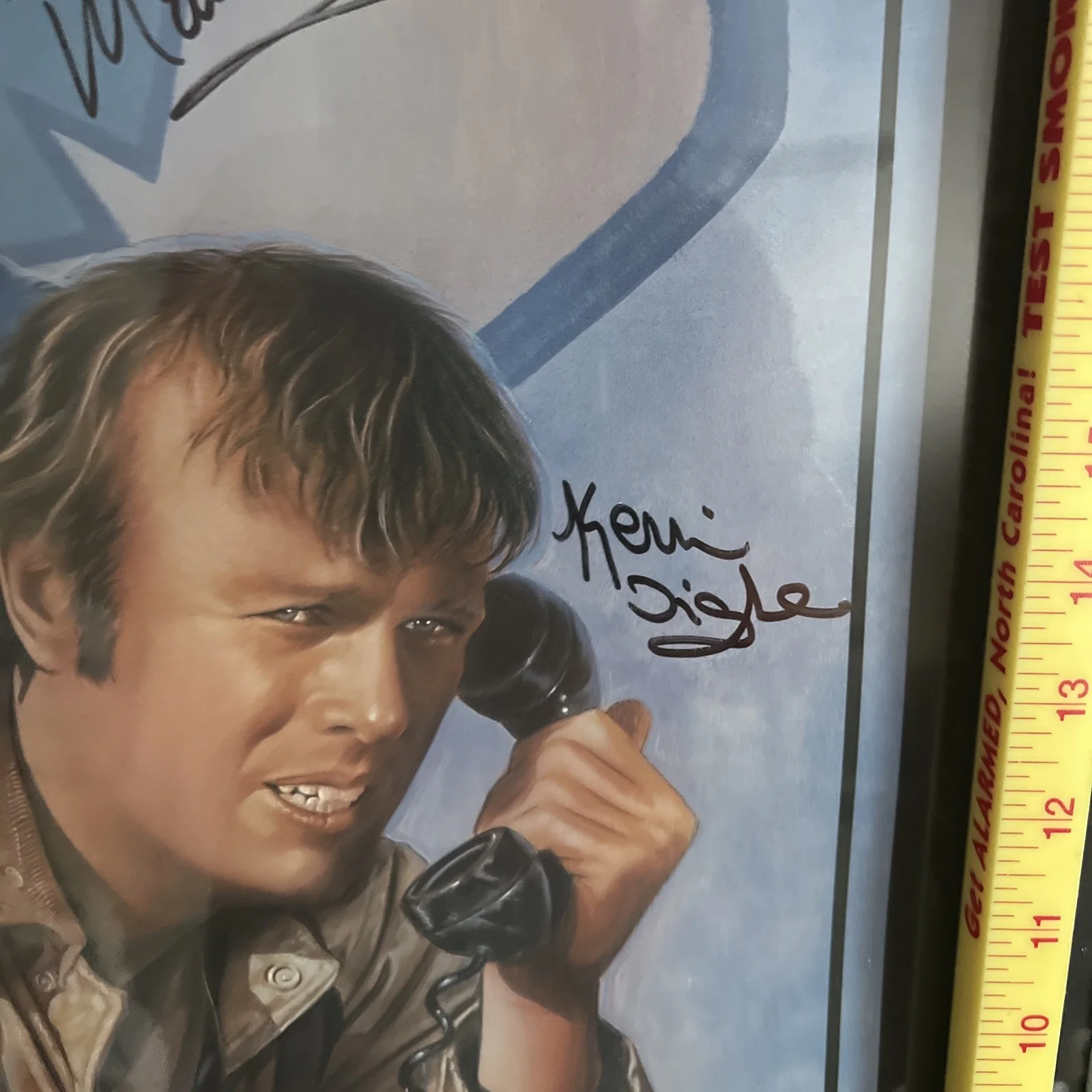 Randolph Mantooth, Kevin Tighe — EMERGENCY! 51 SQUAD 51 TV Show Poster 24x18 Autographed By Both Stars And Artist, изображение 3