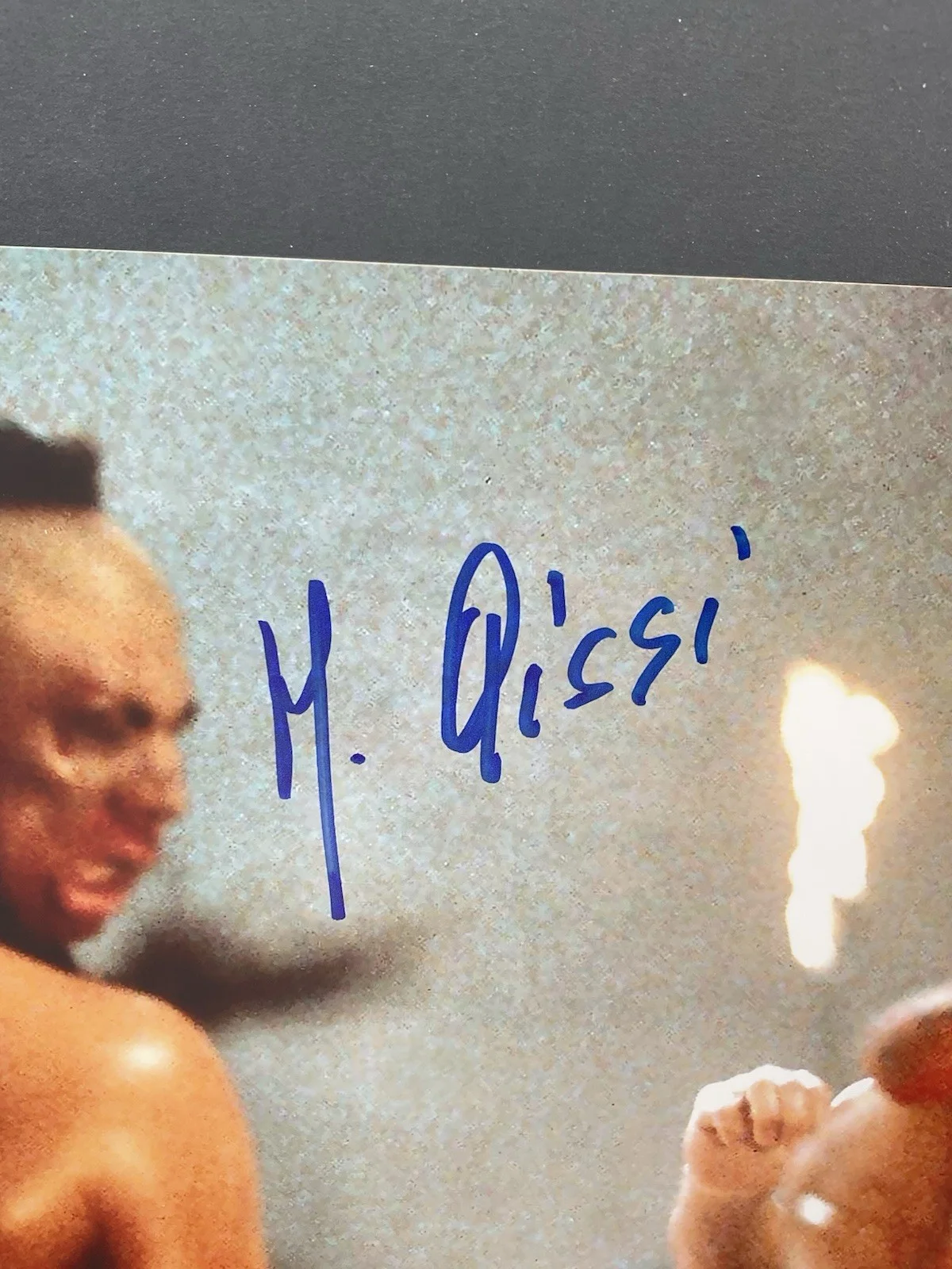 Michel Qissi — Michel Qissi signed 8x10 Kickboxer signed photo ACOA Tong Jean Claude Van Damme, изображение 2