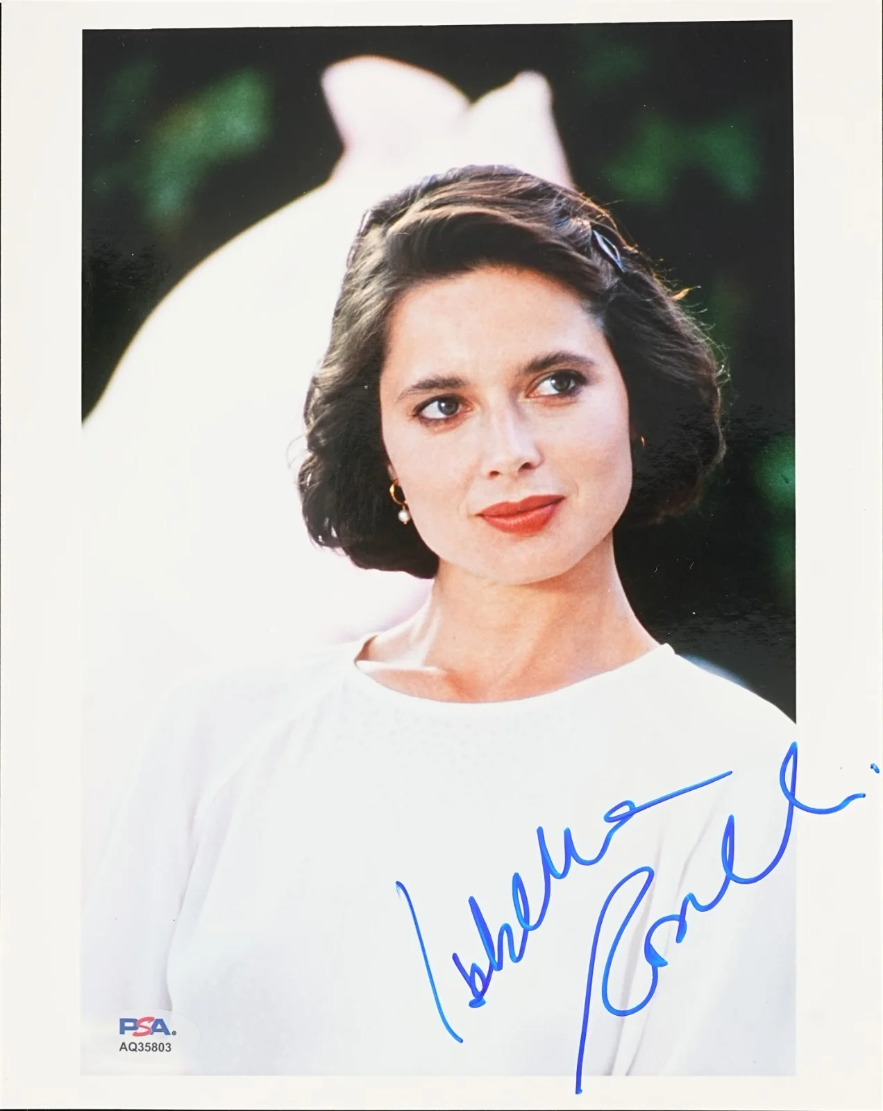 Isabella Rossellini — ISABELLA ROSSELLINI SIGNED AUTOGRAPHED 8X10 PHOTO DEATH BECOMES HER JOY PSA COA, image 2