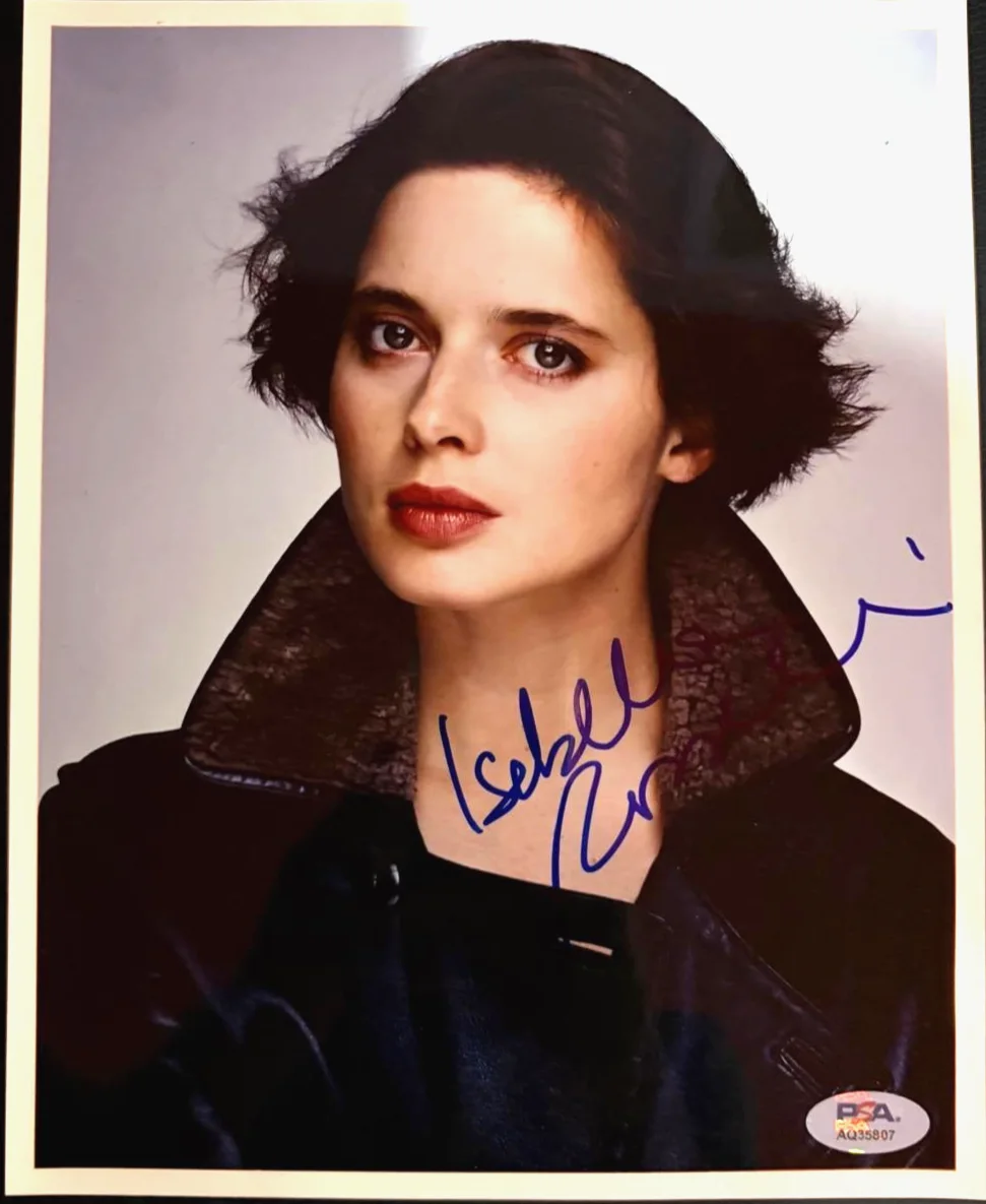Isabella Rossellini — ISABELLA ROSSELLINI SIGNED AUTOGRAPHED 8X10 PHOTO DEATH BECOMES HER PSA COA