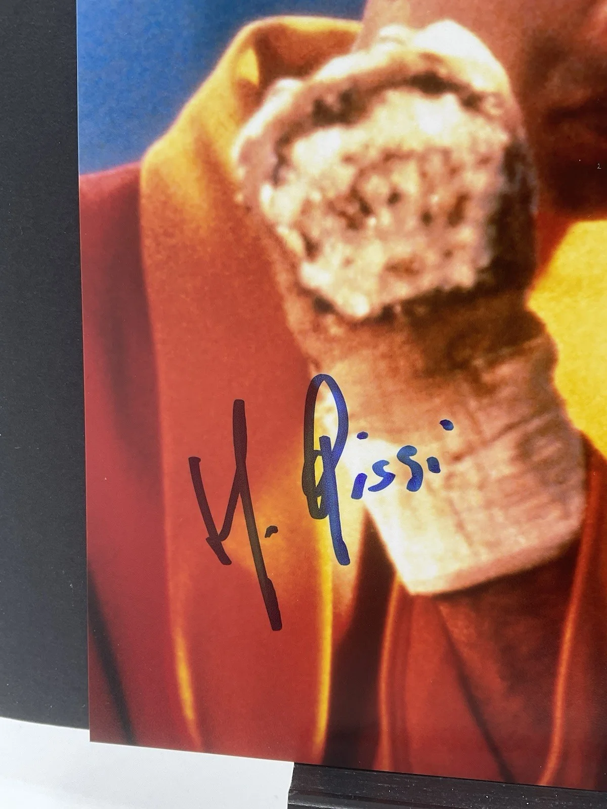 Michel Qissi — Michel Qissi signed 8x10 Kickboxer signed photo ACOA Van Damme Kickboxer 2 auto, изображение 2