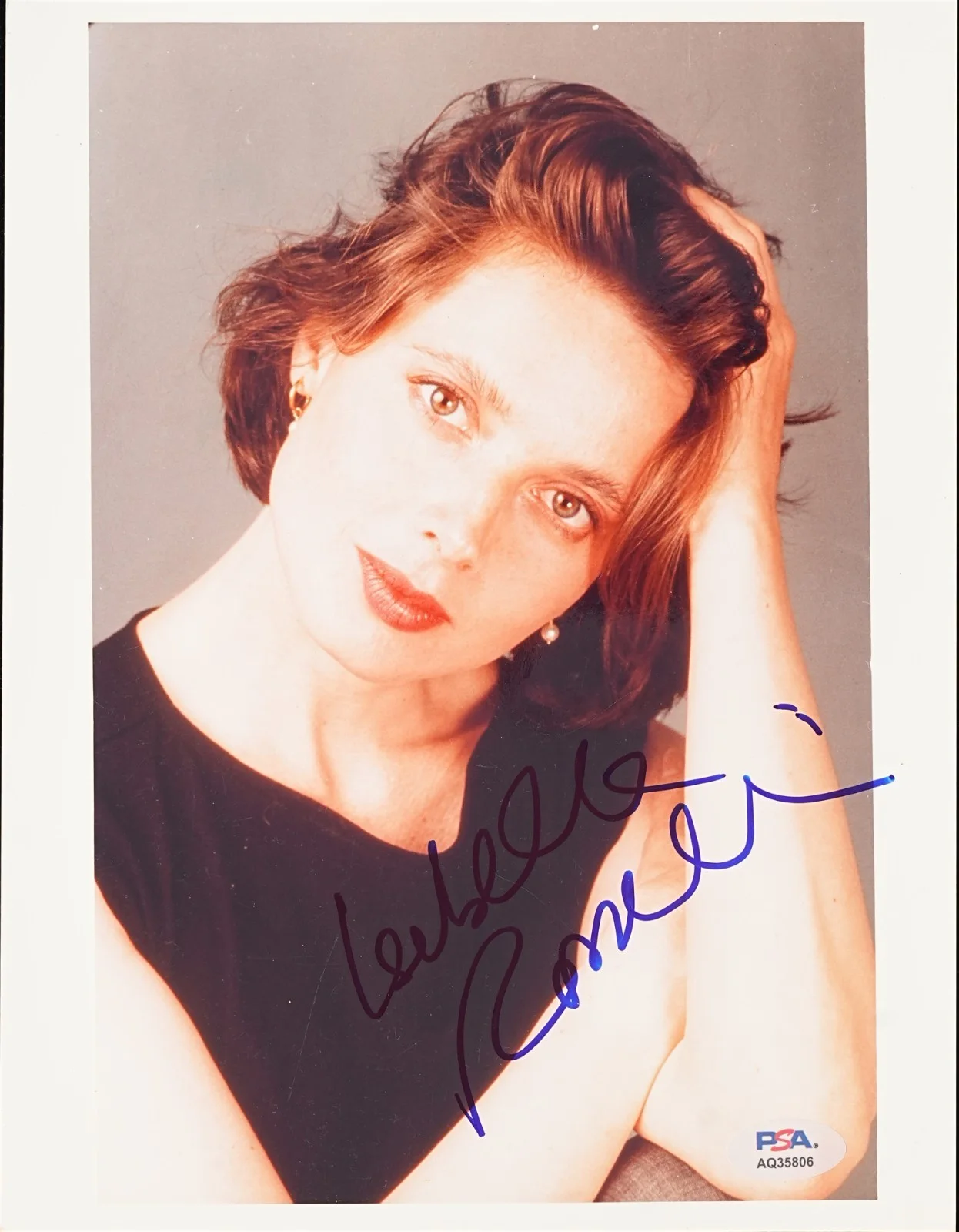 Isabella Rossellini — ISABELLA ROSSELLINI SIGNED AUTOGRAPHED 8X10 PHOTO BLUE VELVET CONCLAVE PSA COA, image 2