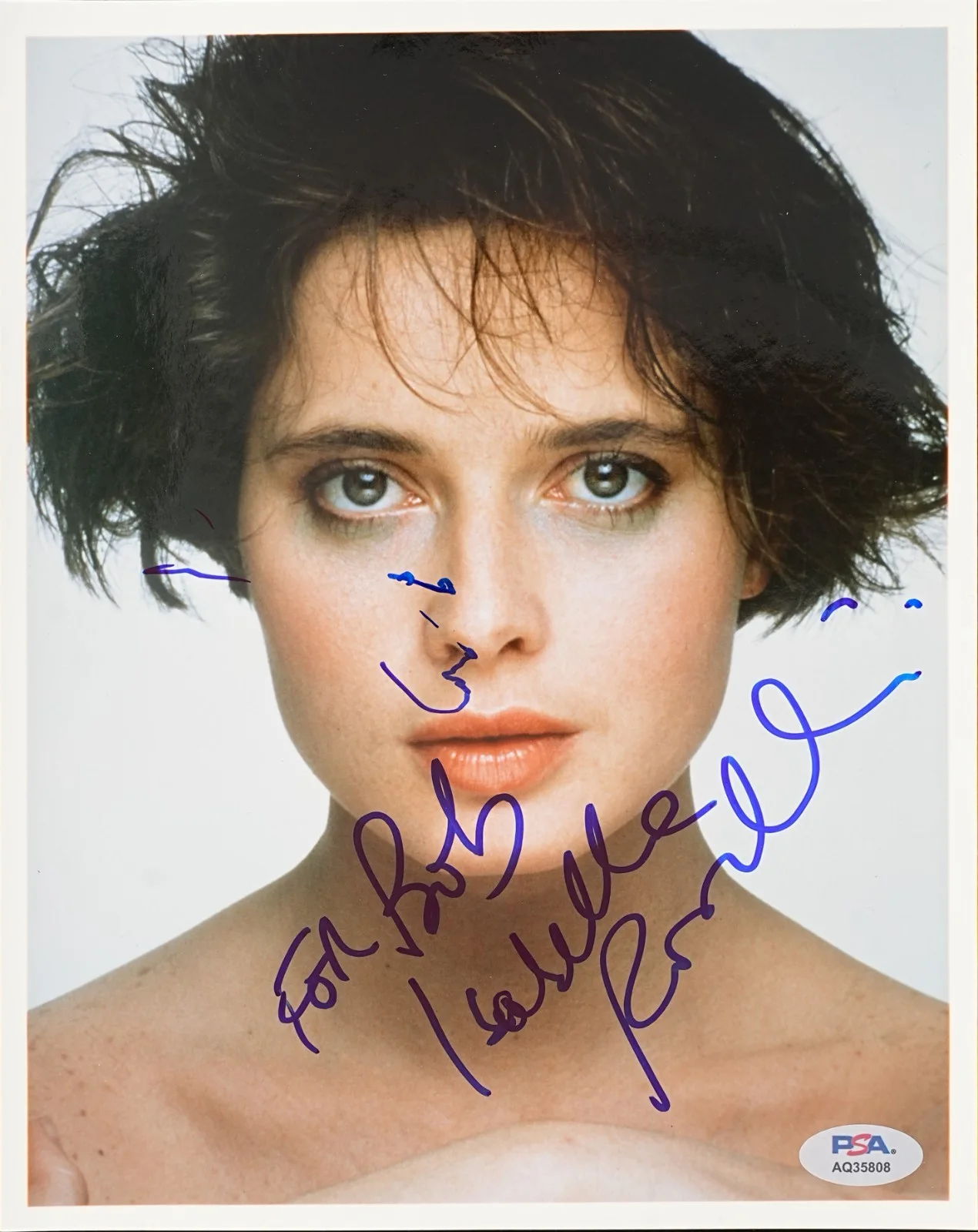 Isabella Rossellini — ISABELLA ROSSELLINI SIGNED AUTOGRAPHED 8X10 PHOTO DEATH BECOMES HER PSA COA, image 2