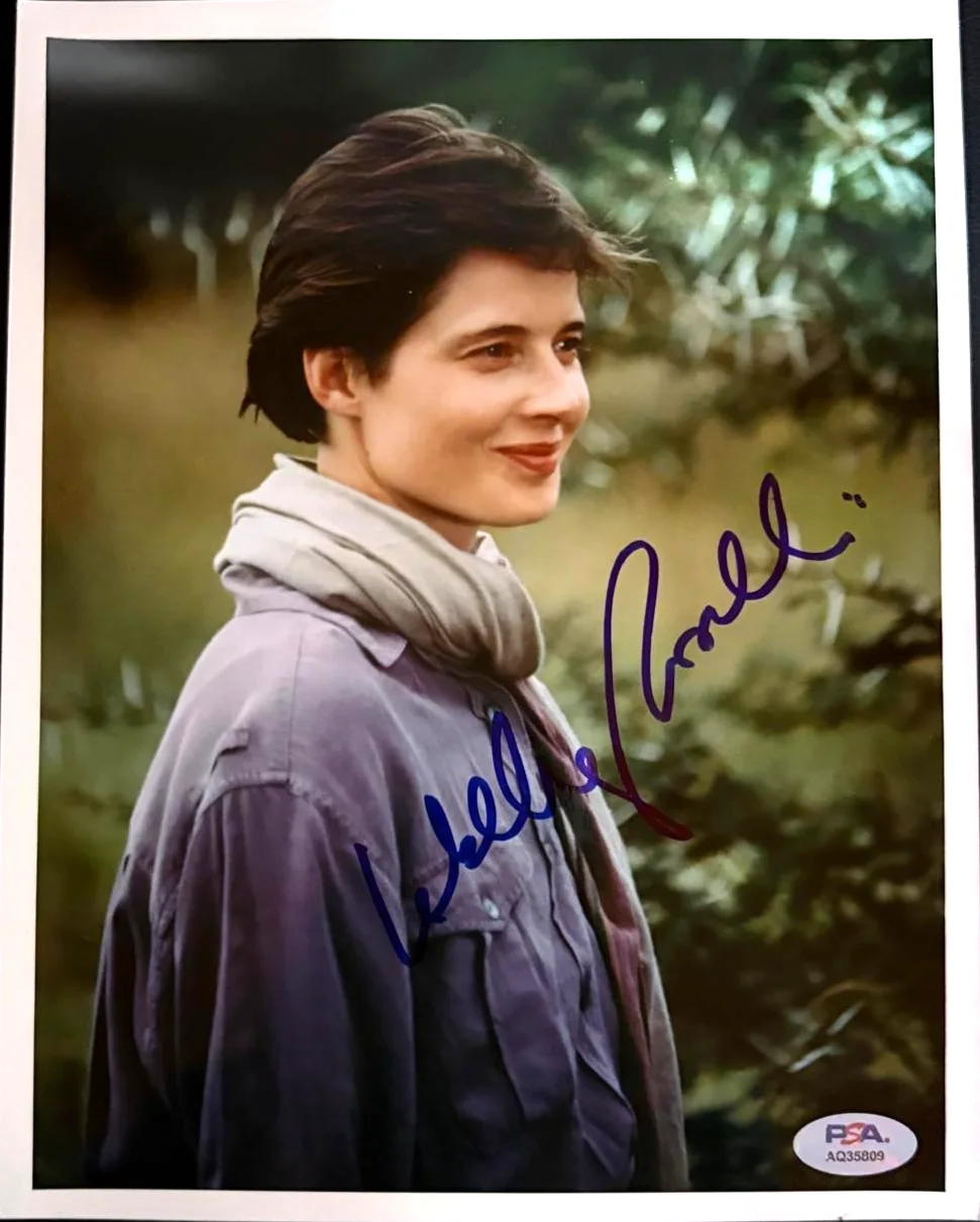 Isabella Rossellini — ISABELLA ROSSELLINI SIGNED AUTOGRAPHED 8X10 PHOTO DEATH BECOMES HER PSA COA