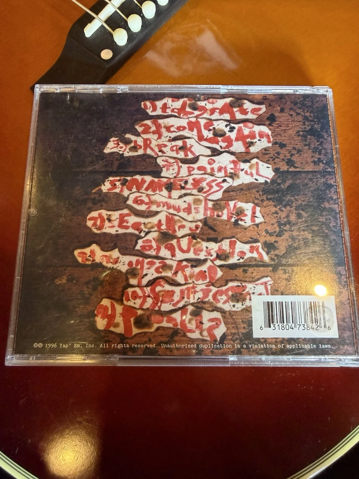 Staind Tormented Signed CD & Booklet Autographed By Aaron Lewis Twice, изображение 3