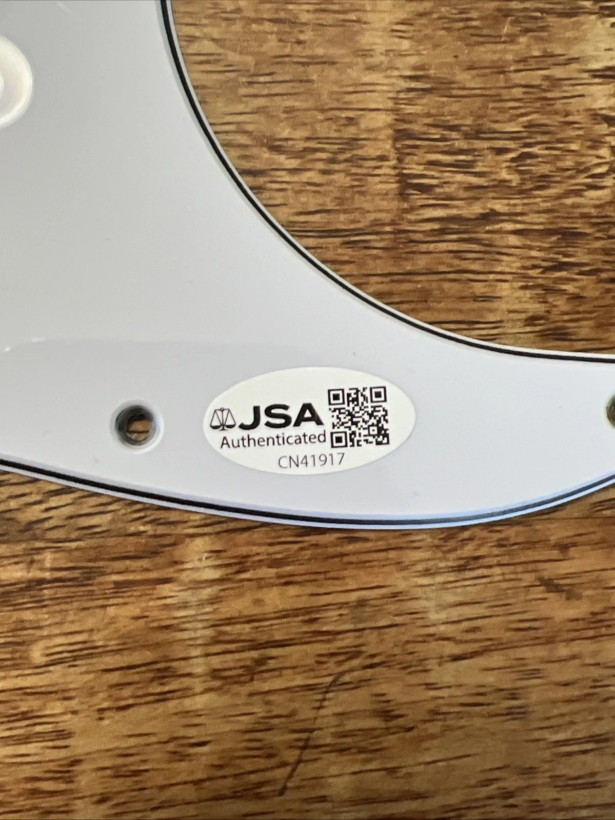 Steve Vai Signed Electric Guitar Pickguard JSA Coa Autographed, image 3