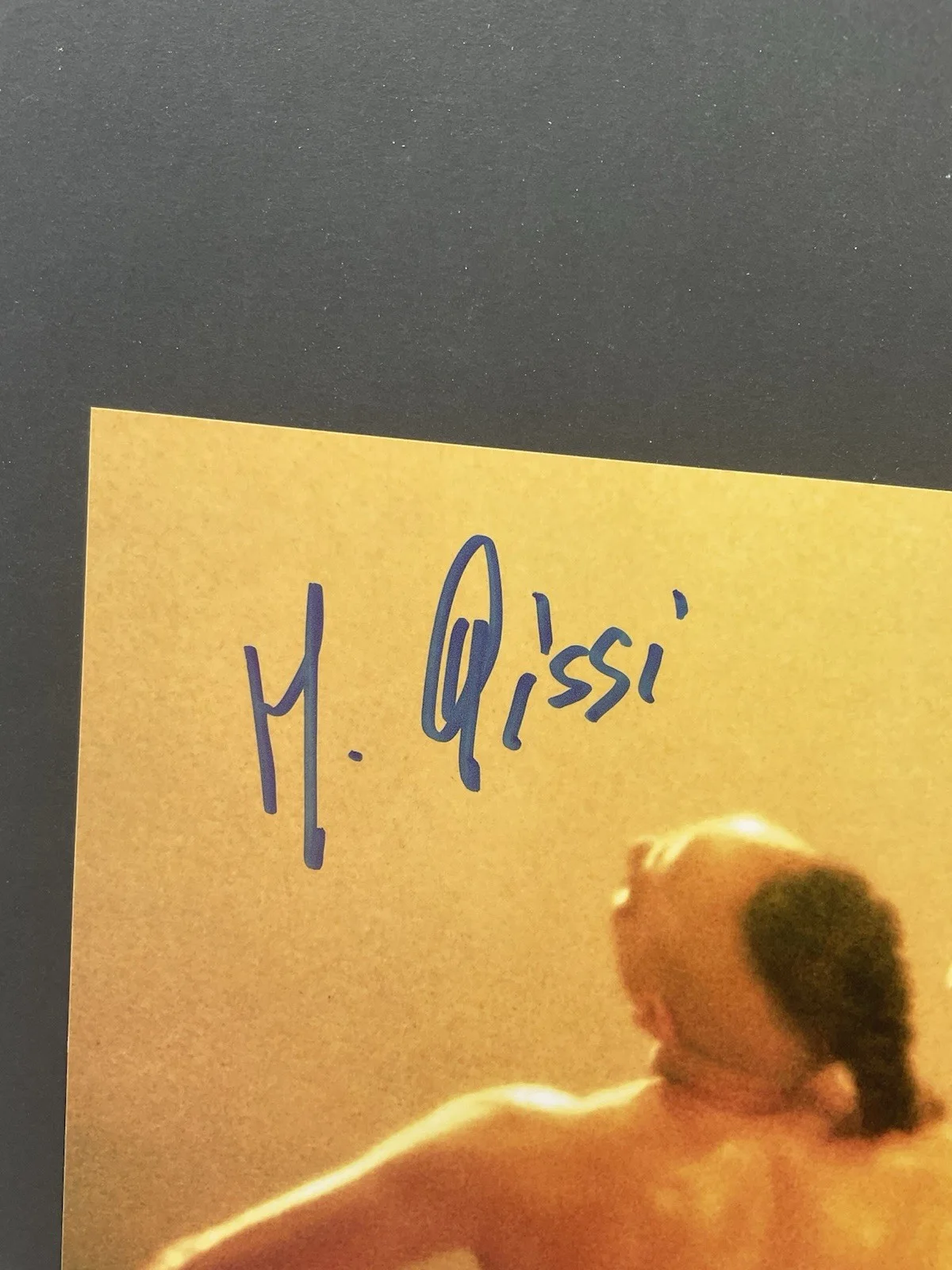 Michel Qissi — Michel Qissi signed 8x10 Kickboxer signed 8x10 ACOA Tong Po Van Damme Muay Thai, изображение 2