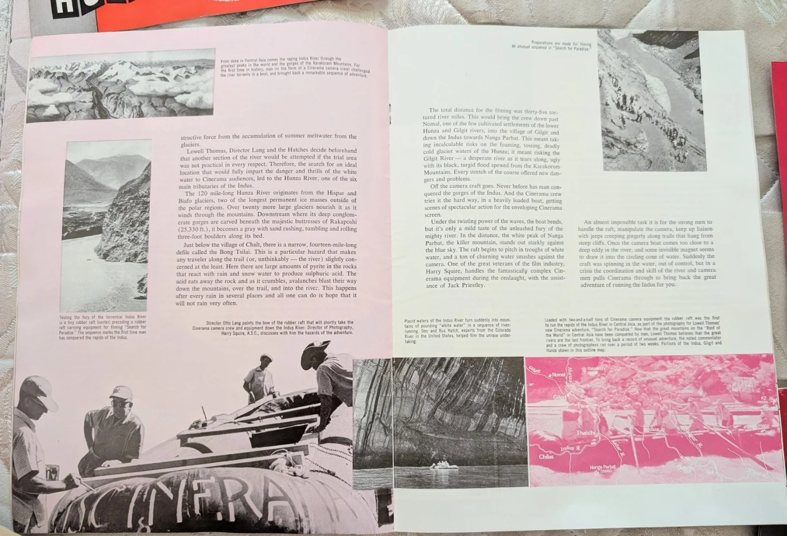 1957 Search for Paradise Souvenir Film Programme. Movies Cinema Cinerama. Rare, изображение 3
