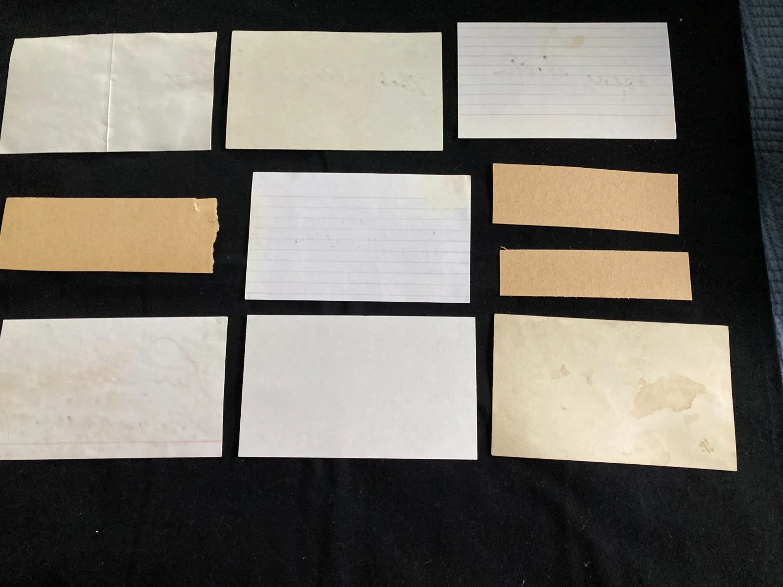 Lot of 10 Cowboy tv/movie star autographed index cards incl Rogers, Evans, Autry, изображение 2