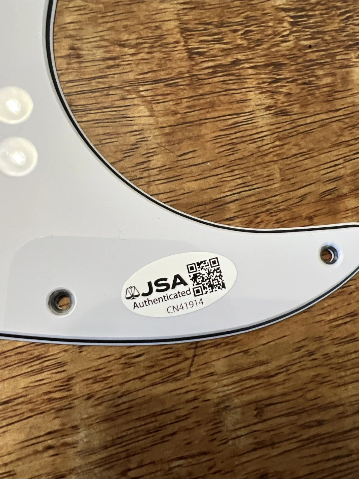 Steve Vai Signed Electric Guitar Pickguard JSA Coa Autographed, image 3