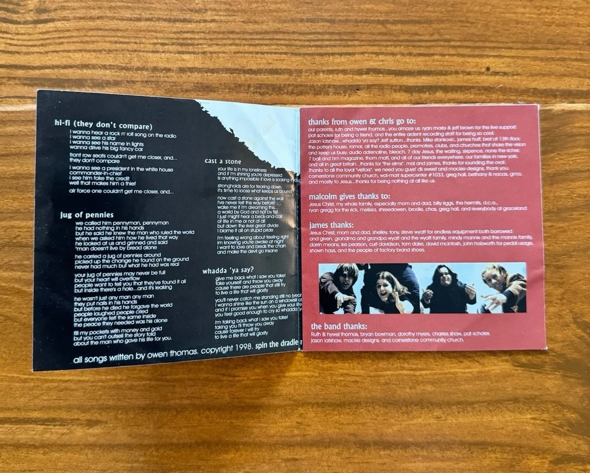 The Elms Signed CD Just Visiting 1998 Autographed Christian Rock, image 2