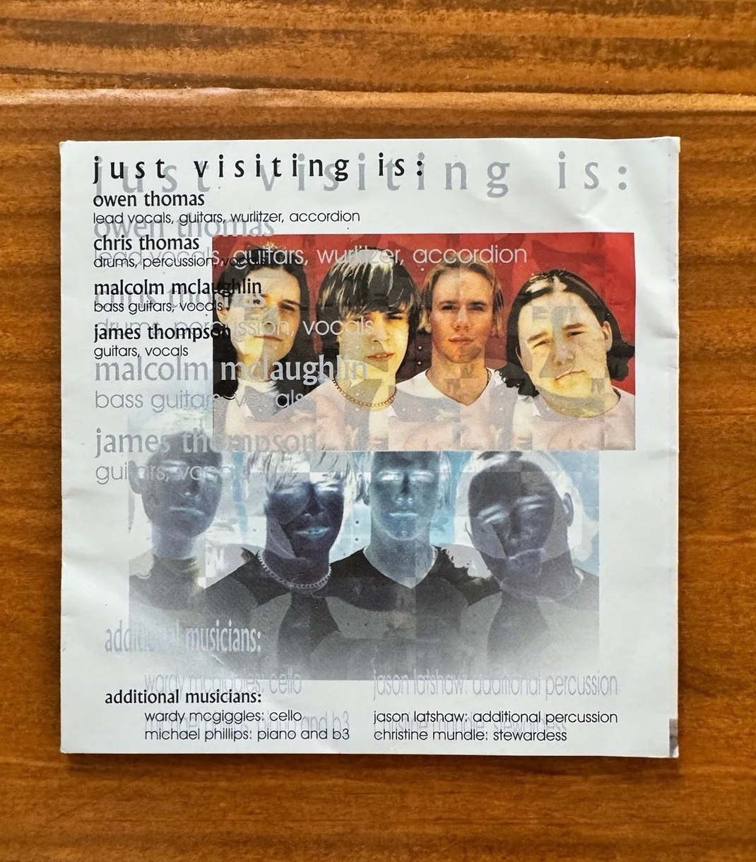 The Elms Signed CD Just Visiting 1998 Autographed Christian Rock, image 3