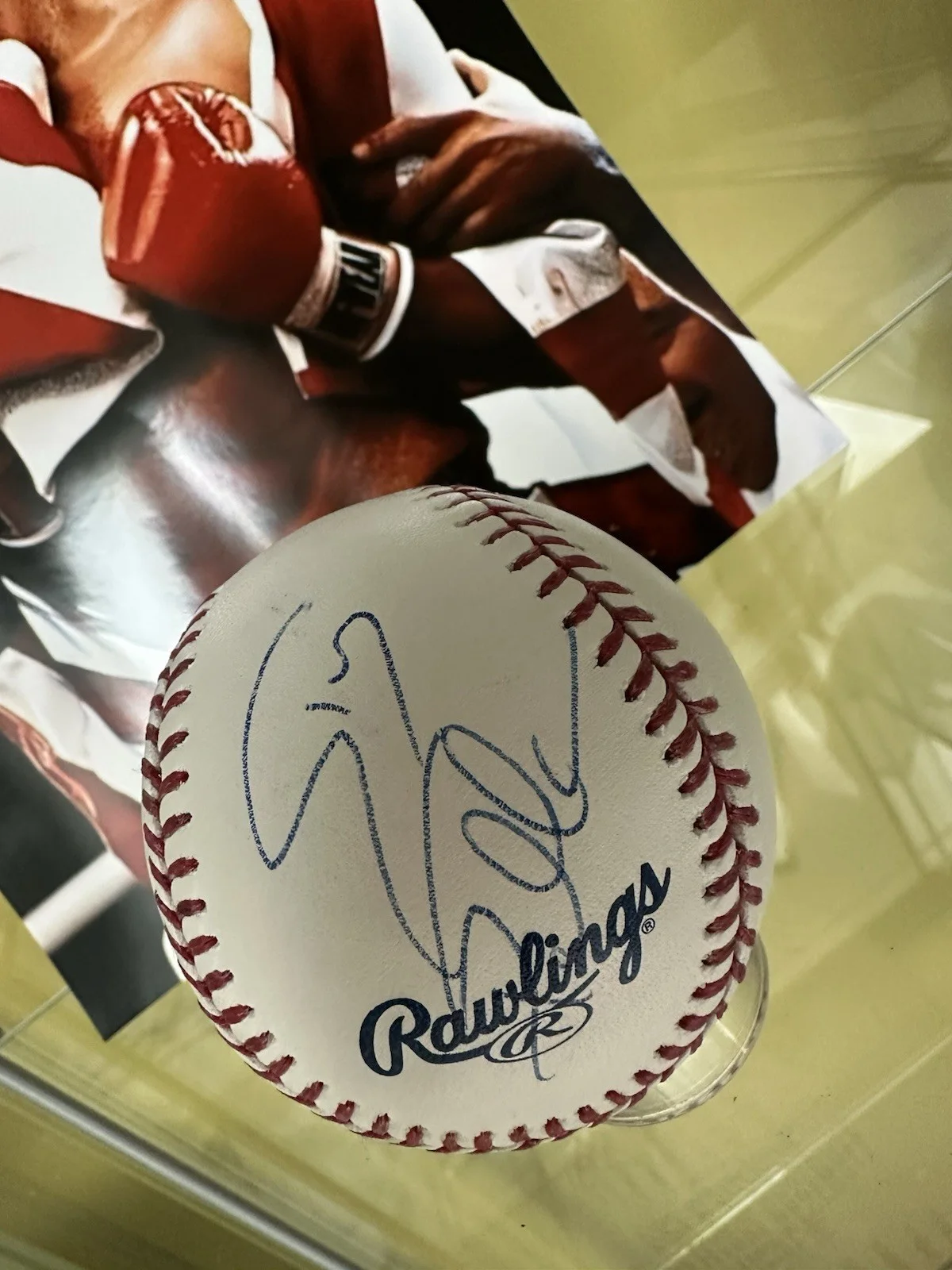 Sylvester Stallone Signed Baseball PSA DNA COA Rocky Rambo, image 4
