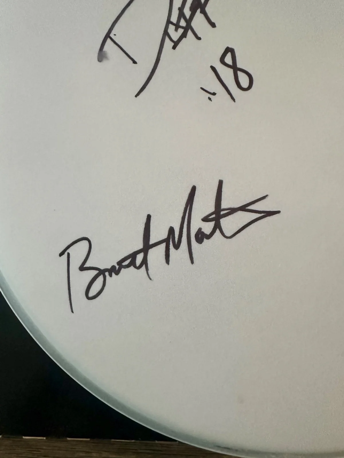 Walking Papers Drumhead Signed by Duff McKagan, Barrett Martin, Jeff Angell, image 3