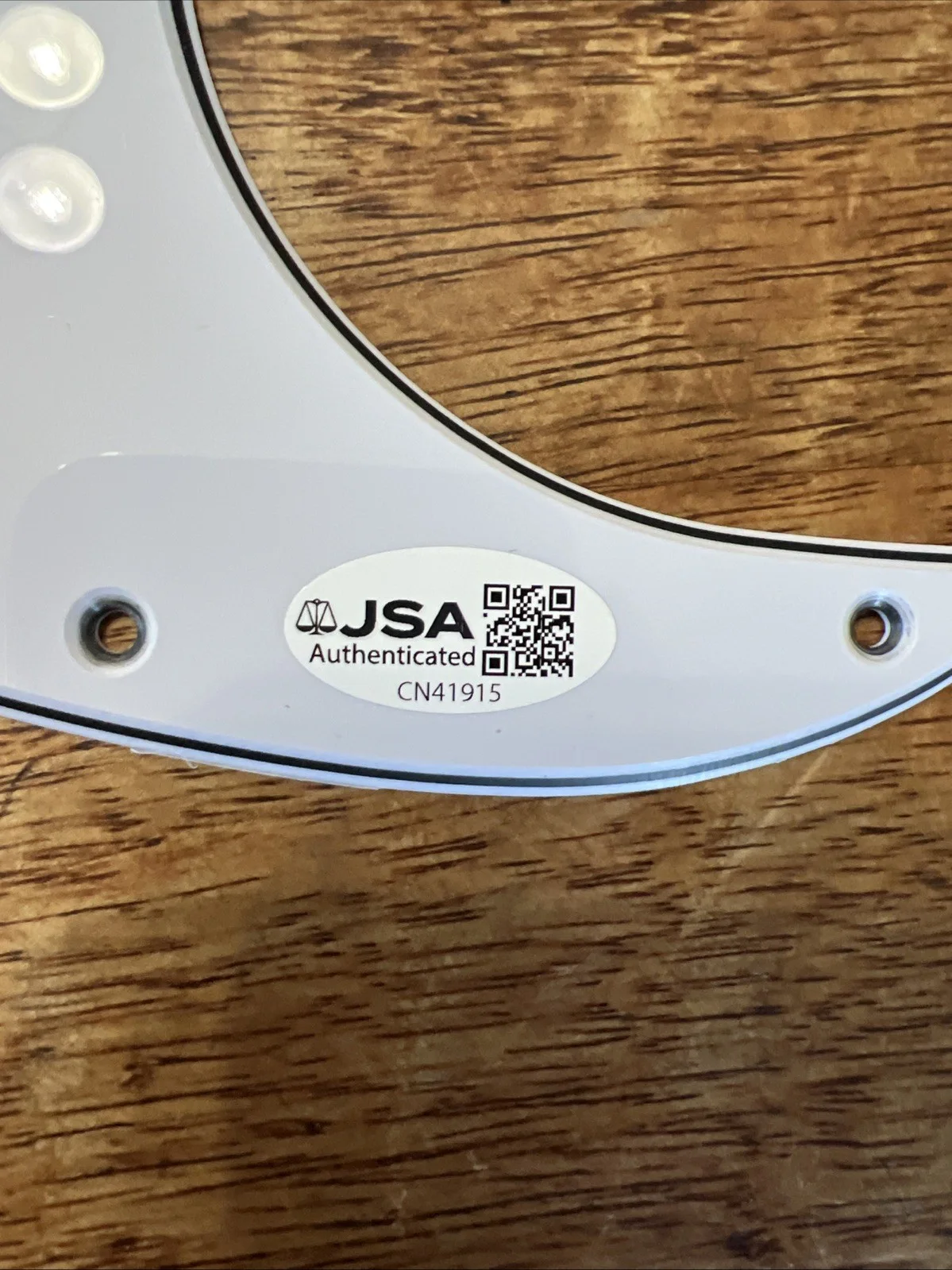 Steve Vai Signed Electric Guitar Pickguard JSA Coa Autographed, image 3