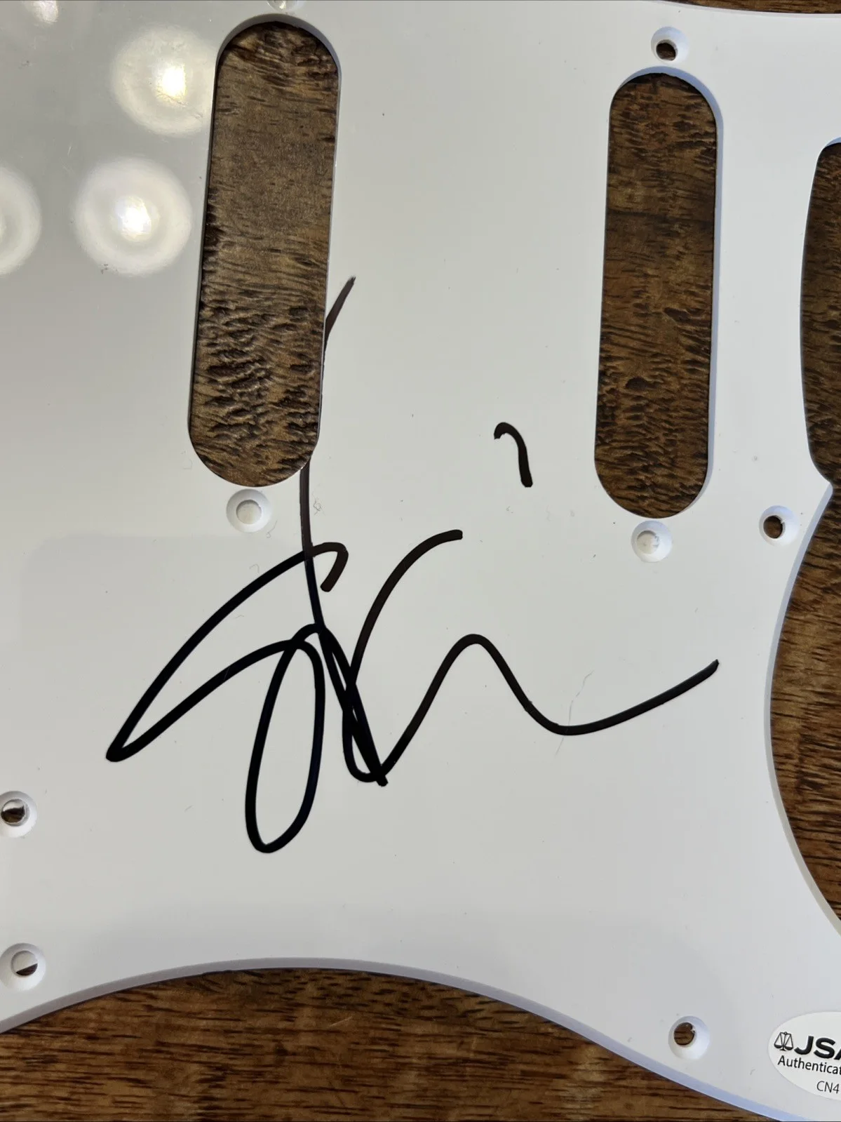 Steve Vai Signed Electric Guitar Pickguard JSA Coa Autographed, image 2