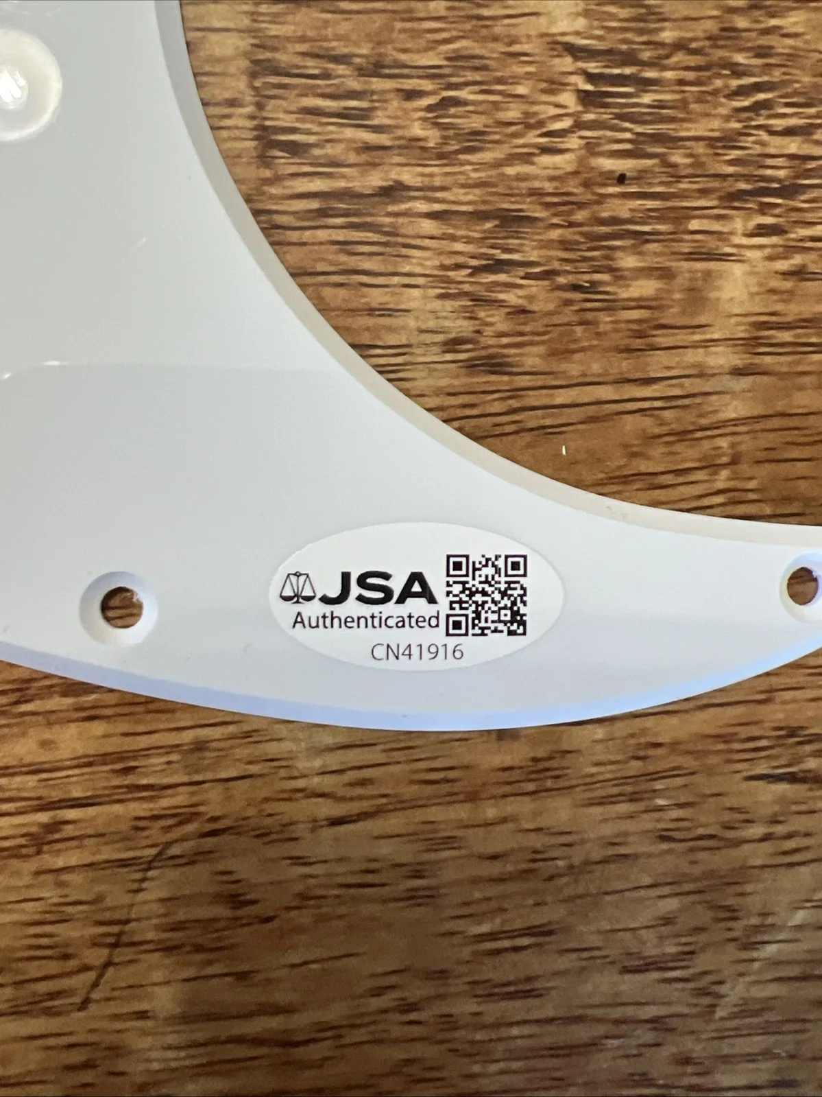 Steve Vai Signed Electric Guitar Pickguard JSA Coa Autographed, image 3