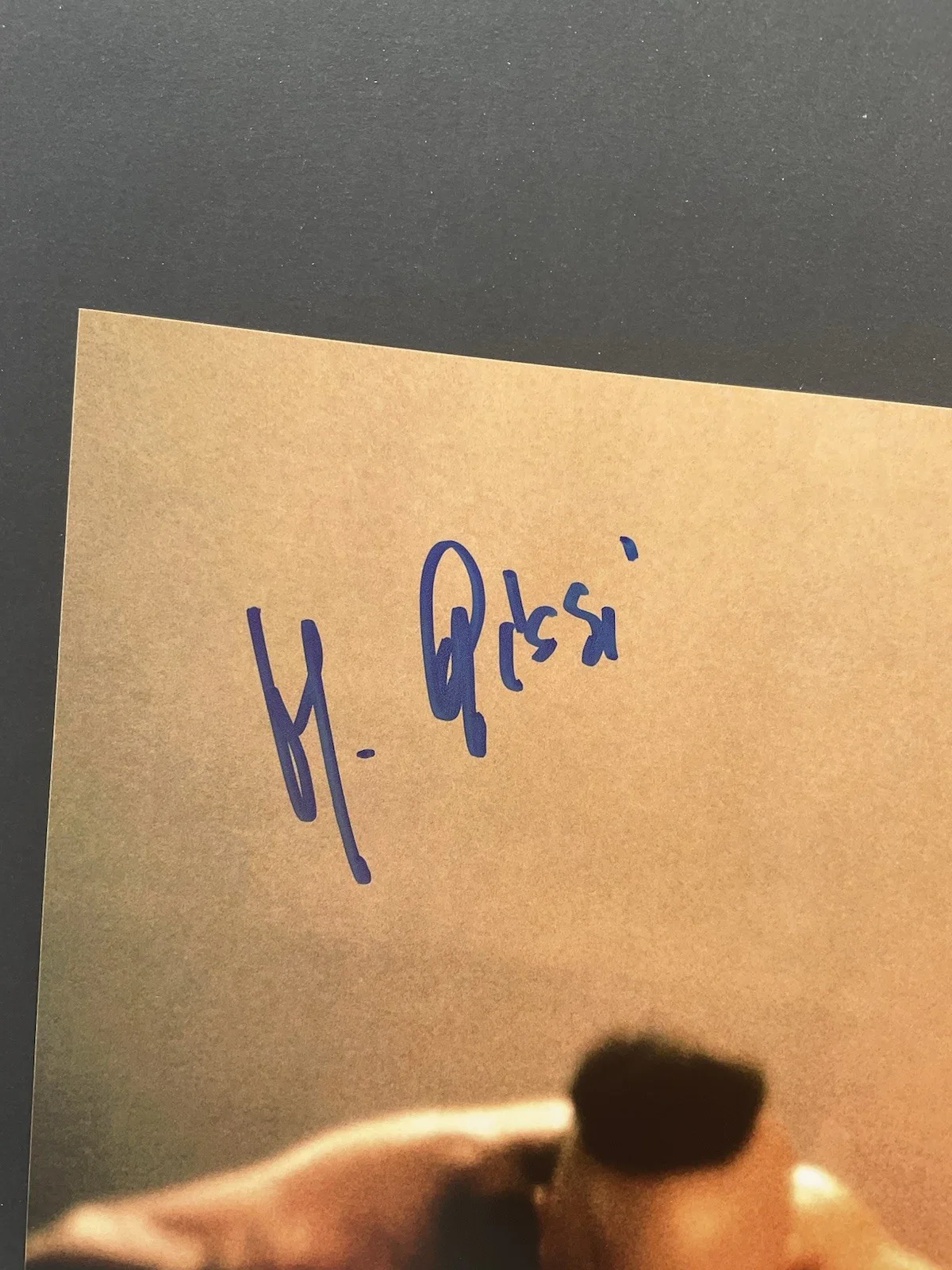 Michel Qissi — Michel Qissi signed 8x10 Kickboxer signed 8x10 ACOA Jean Claude Van Damme Thai, image 2