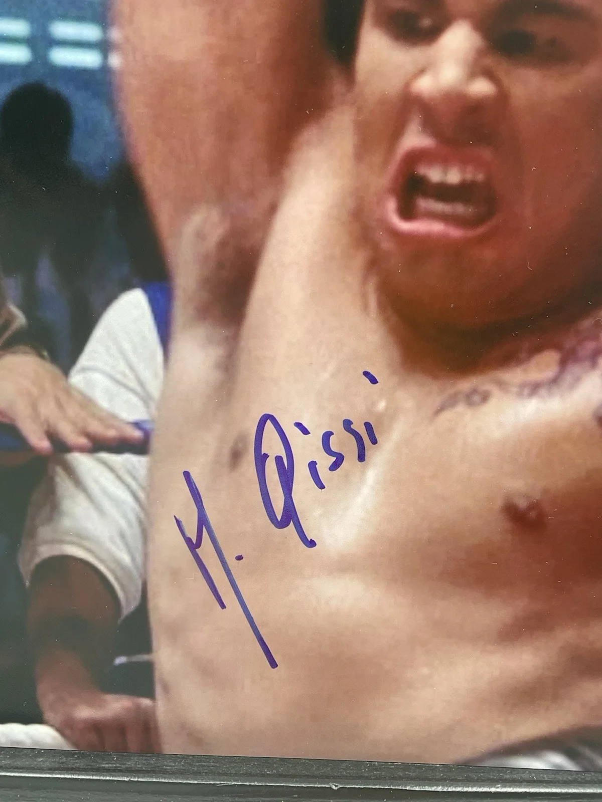 Michel Qissi — Michel Qissi signed 8x10 Kickboxer signed 8x10 ACOA Tong Po Van Damme Muay Thai, изображение 2