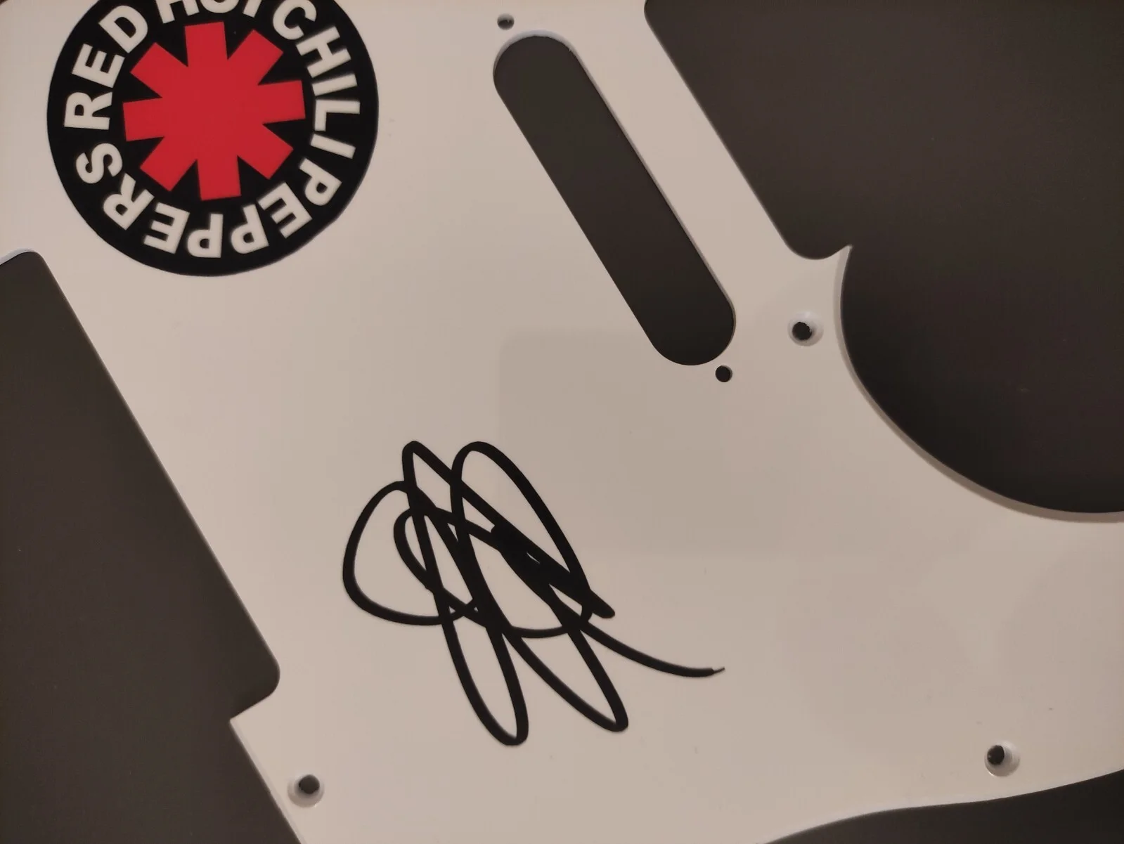 JOHN FRUSCIANTE Signed Autographed Guitar PickGuard, image 2