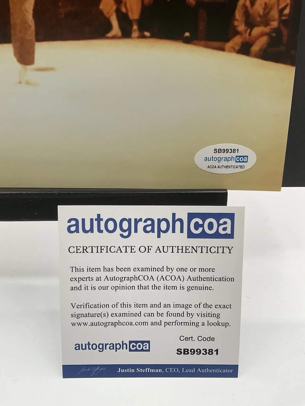 Michel Qissi — Michel Qissi signed photo Bloodsport signed 8x10 ACOA Suan Parades autographed, изображение 3