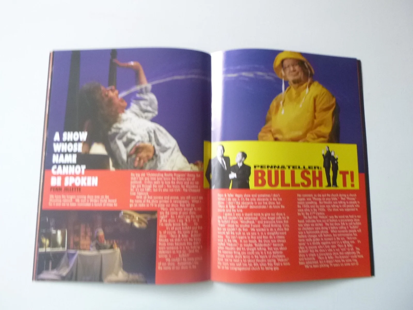 Penn, Teller — Signed Penn & Teller Souvenir Booklet, 5th Anniversary, Live at Rio, изображение 5