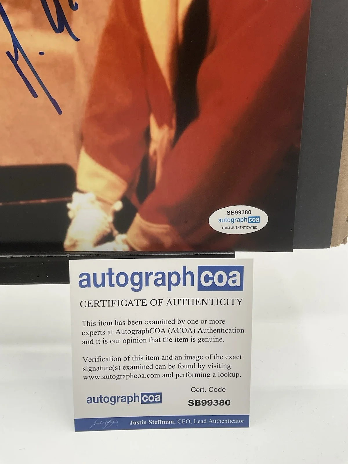Michel Qissi — Michel Qissi signed 8x10 Kickboxer signed 8x10 ACOA Tong Po Van Damme Muay Thai, изображение 3