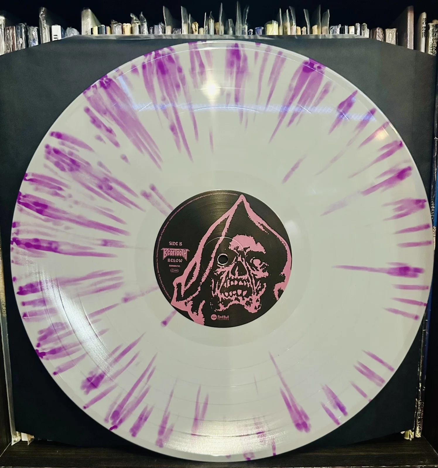 Beartooth Signed Below Grey W/ Purple Splatter Vinyl LP READ, image 4