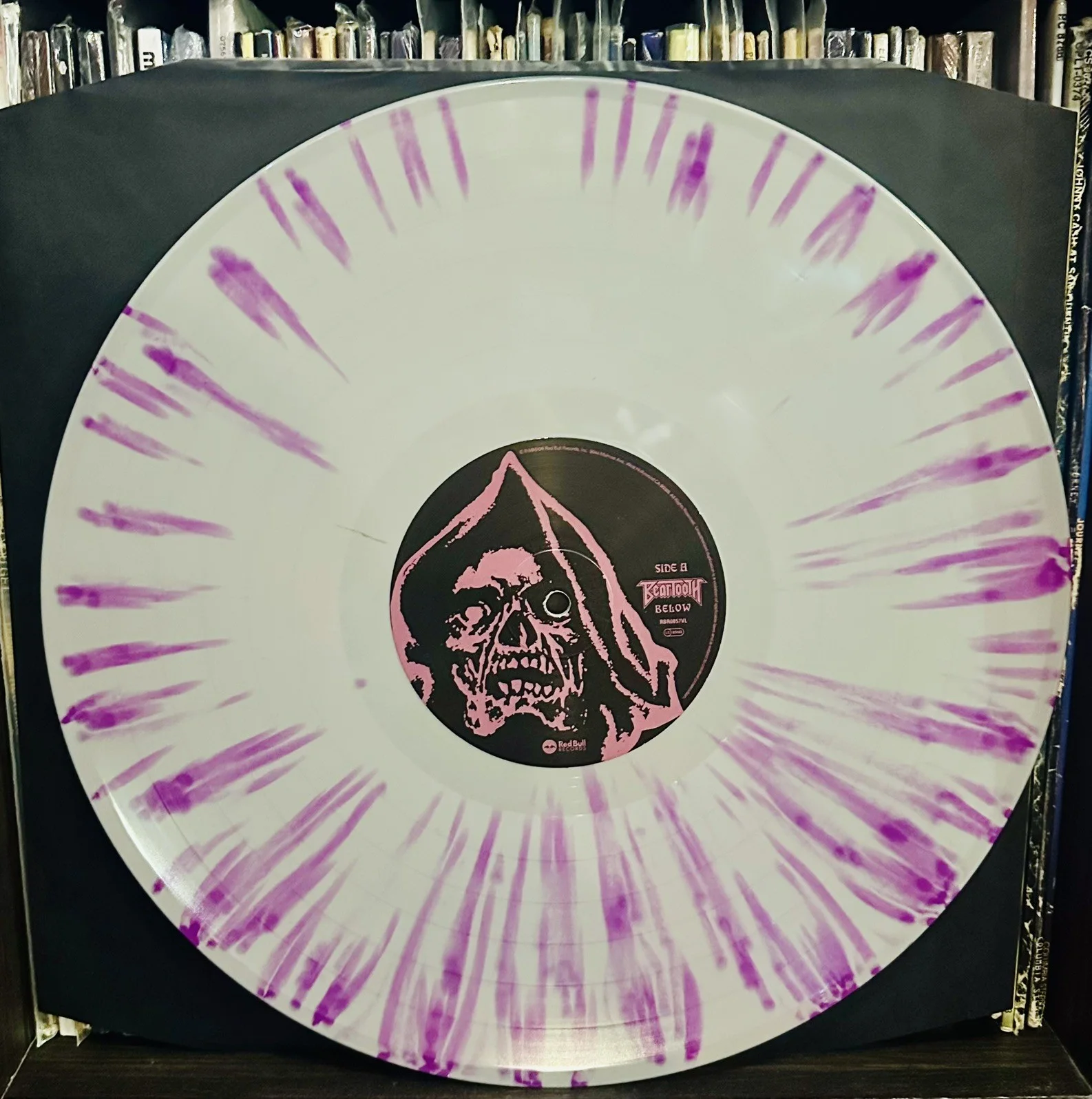 Beartooth Signed Below Grey W/ Purple Splatter Vinyl LP READ, image 5