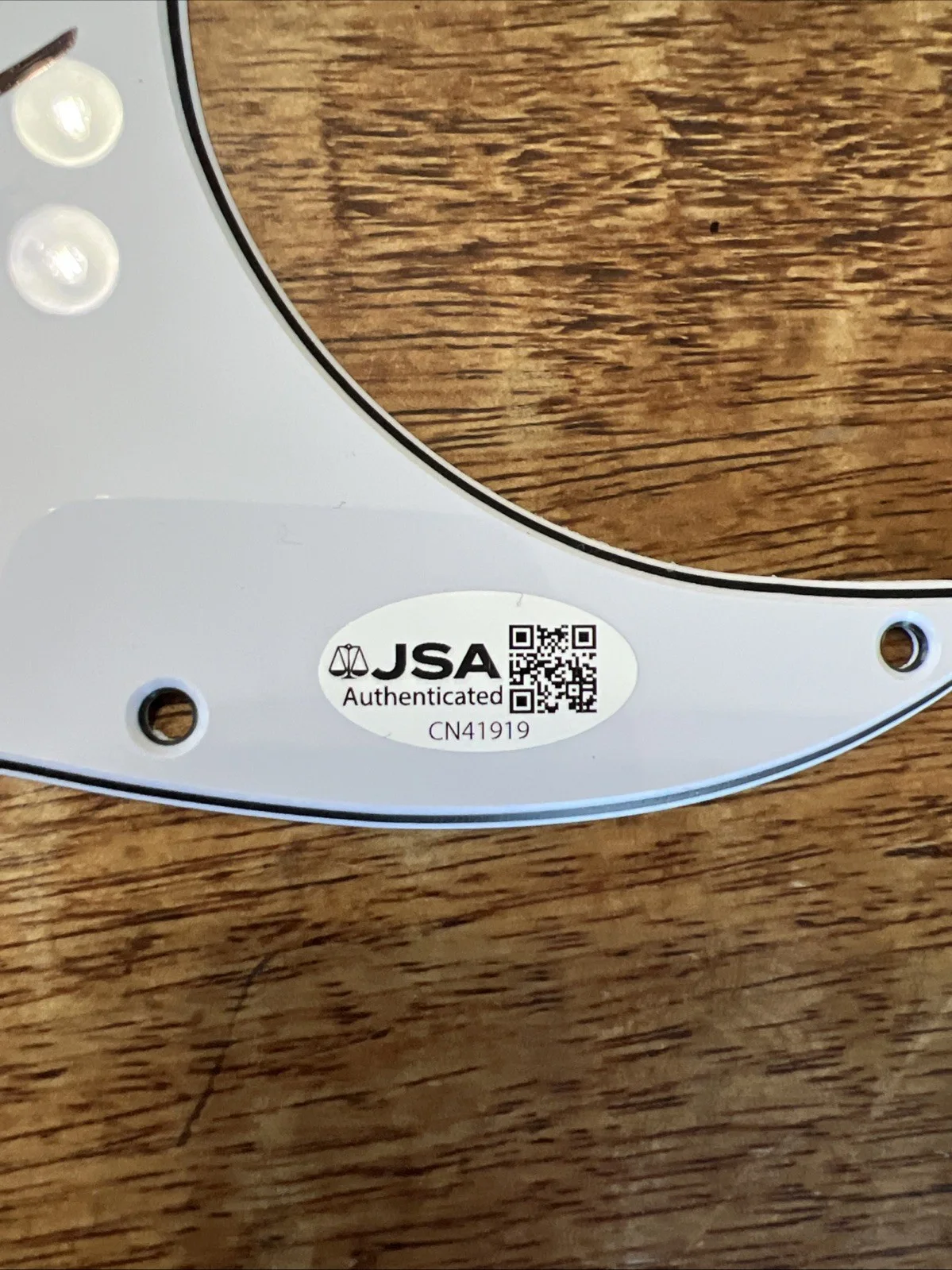 Steve Vai Signed Electric Guitar Pickguard JSA Coa Autographed, image 3