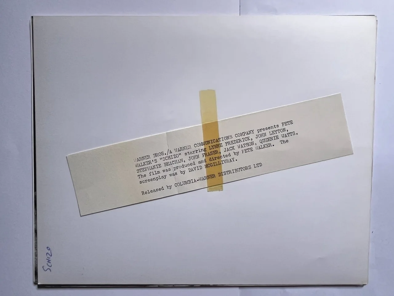 SCHIZO 1976 Peter Walker Classic Original Set of 8 B&W Press Photographs EX+, изображение 2