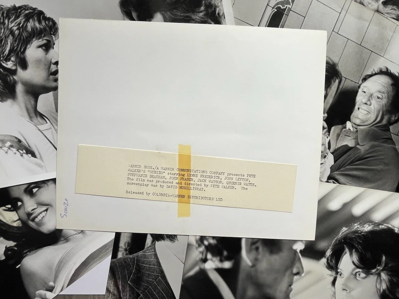 SCHIZO 1976 Peter Walker Classic Original Set of 8 B&W Press Photographs EX+, изображение 5