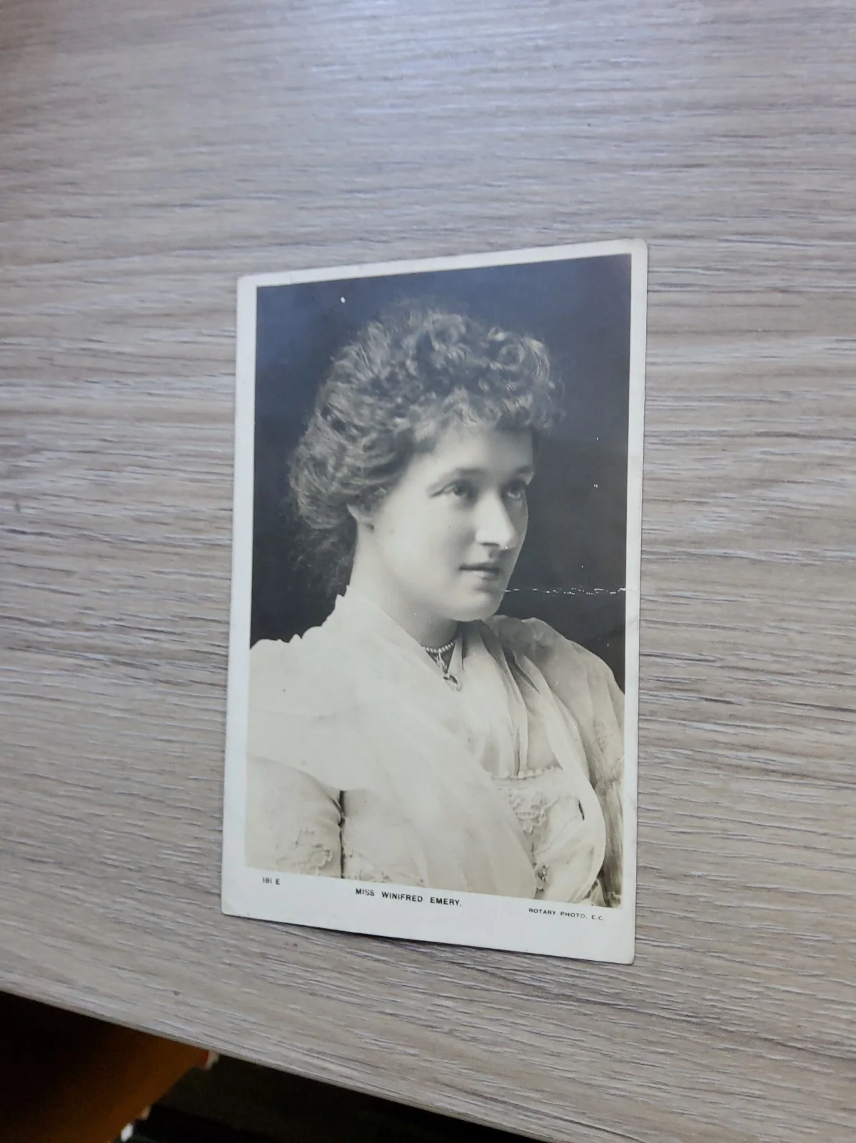 THEATRE ADDVERTISING POSTCARD 1900,MANCH GAIETY,WINIFRED EMERY AS OLIVIA, image 2