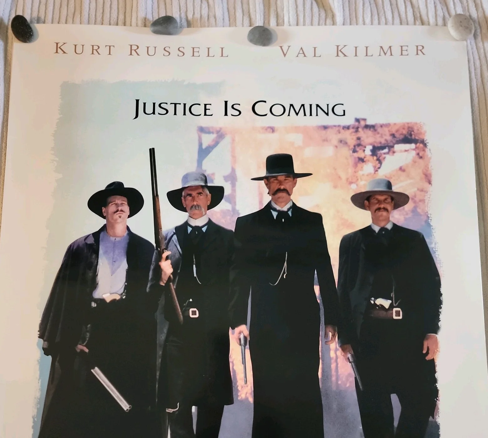 Val Kilmer, Bill Paxton — Val Kilmer, Bill Paxton Classic 1993 Tombstone 27x40 SS Movie Poster - Original, изображение 2