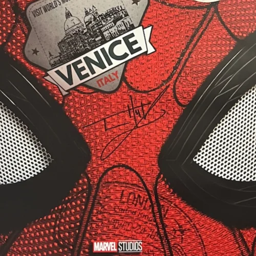Tom Holland Signed Spider-Man Far From Home 27x40 Poster Brothers Trust COA Auto, image 2