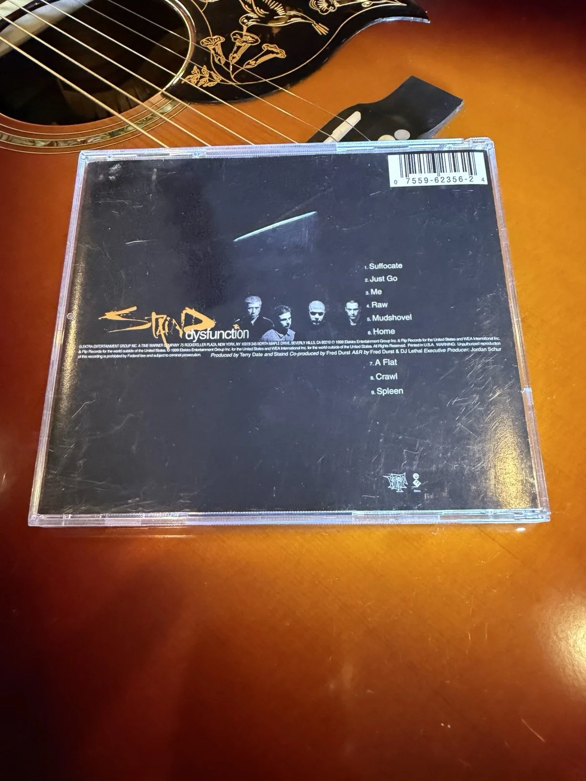 Staind Dysfunction Cd Signed Autographed Full Band, image 2