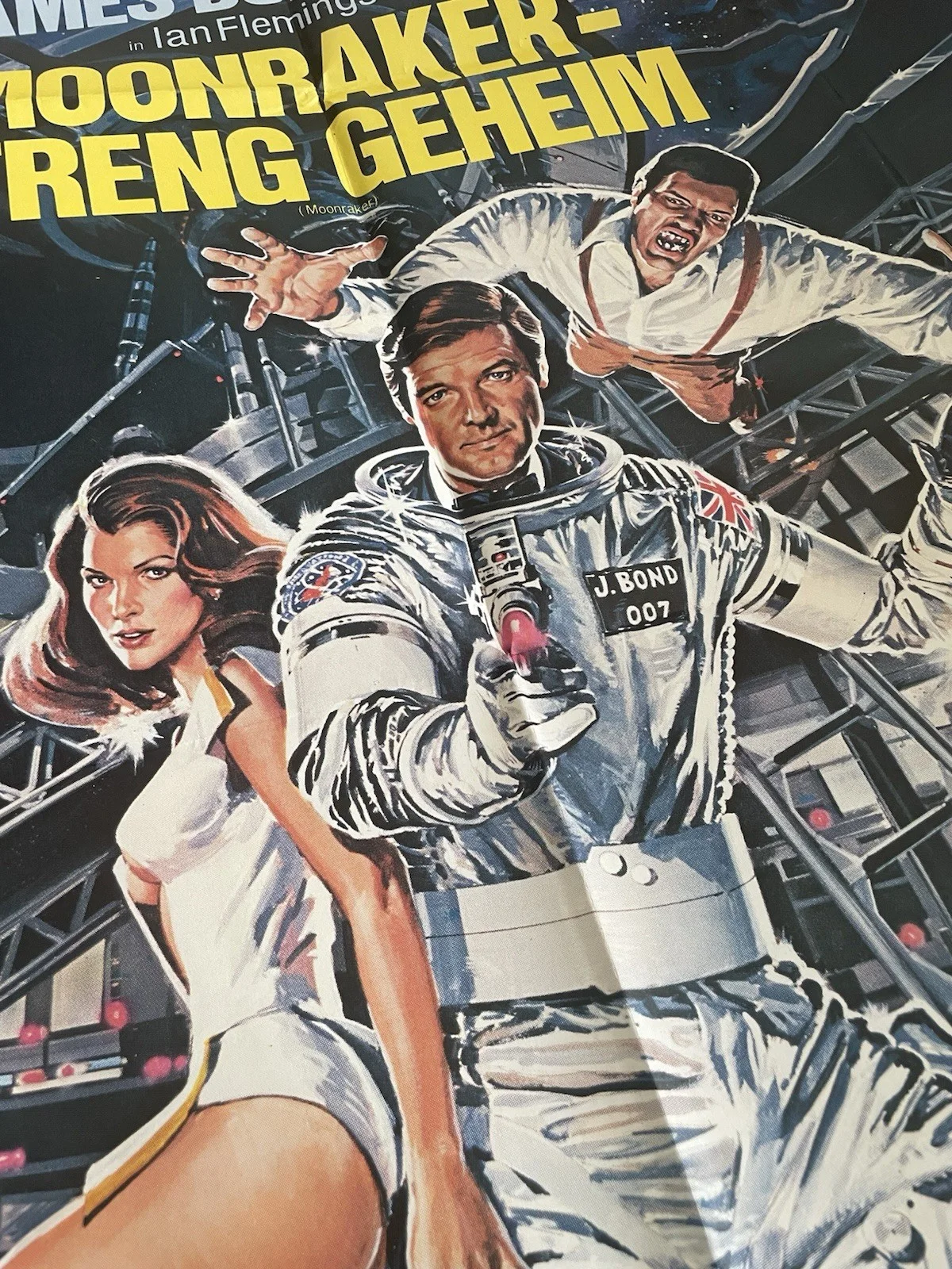 Moonraker German Original James Bond One Sheet 33/47 Inch’s Cinema Poster, image 2
